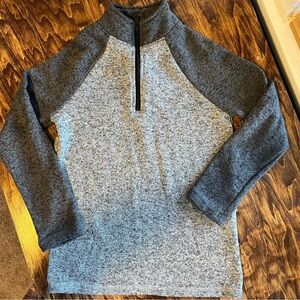 Urban Pipeline Kids' Gray Quarter-Zip Sweater - Small